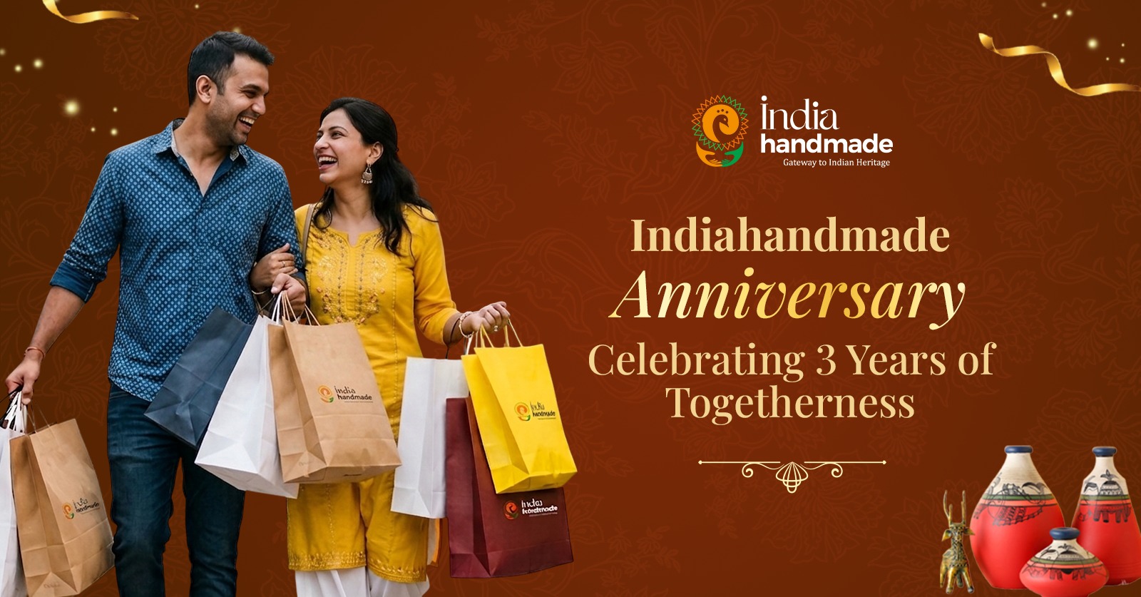 Indiahandmade Anniversary: Celebrating 3 Years of Togetherness